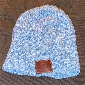 Love Your Melon blue knit beanie